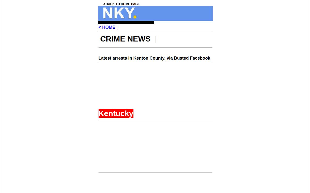 NewsNKY secondary local crime aggregation page